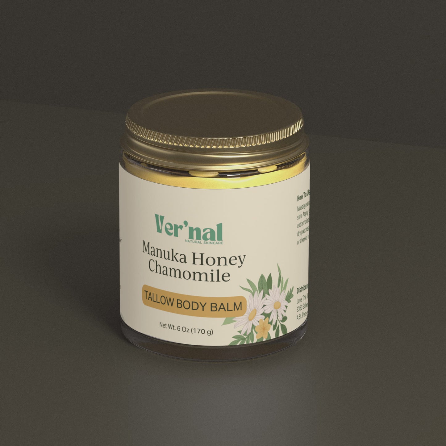 Manuka Honey Chamomile Tallow Body Balm