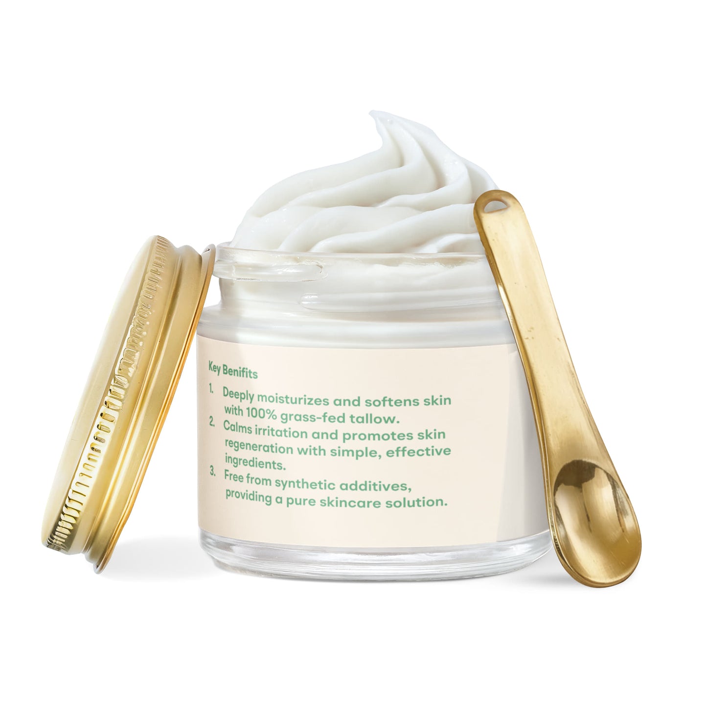 Whipped Grass-Fed Tallow Balm with Vanilla Bean